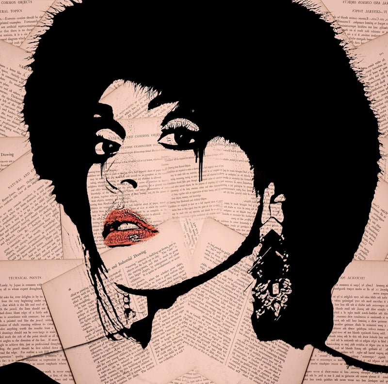 Newspaper Art Collage