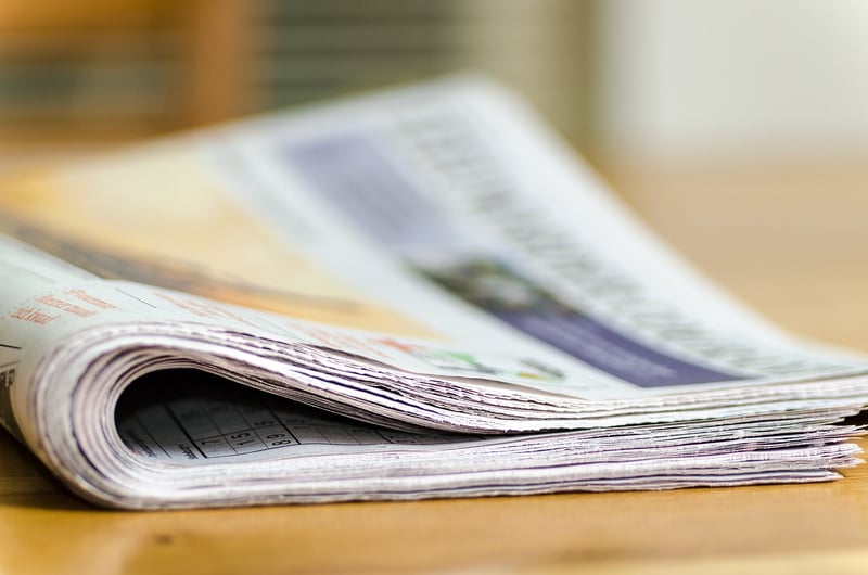 Newspaper Coasters